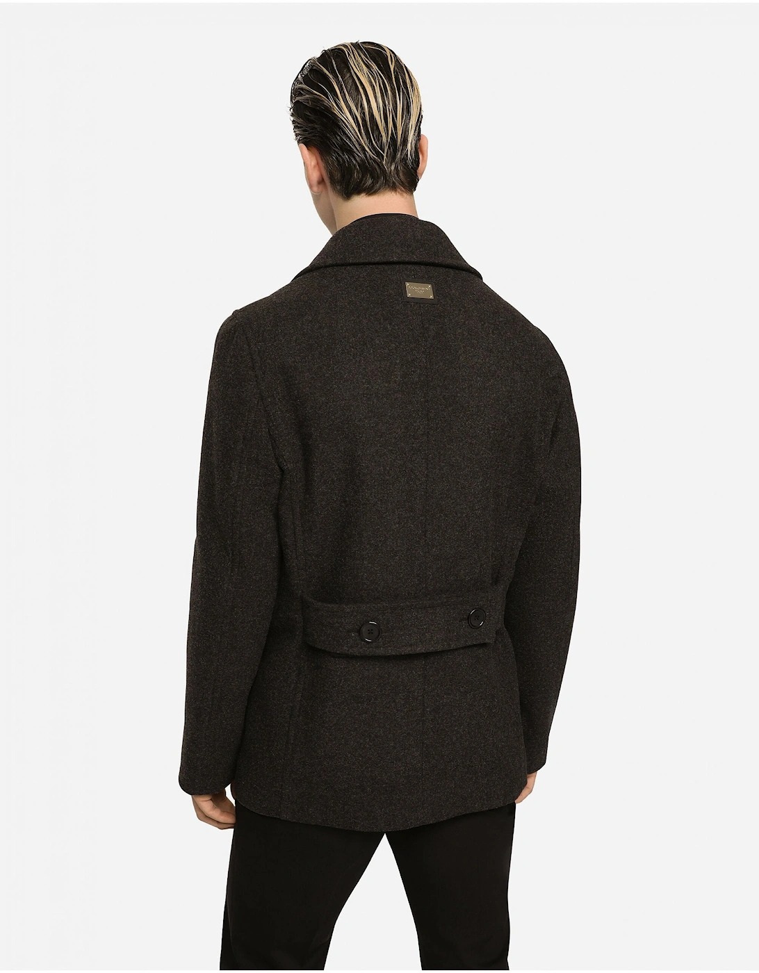 Wool Plaque Peacoat Grey