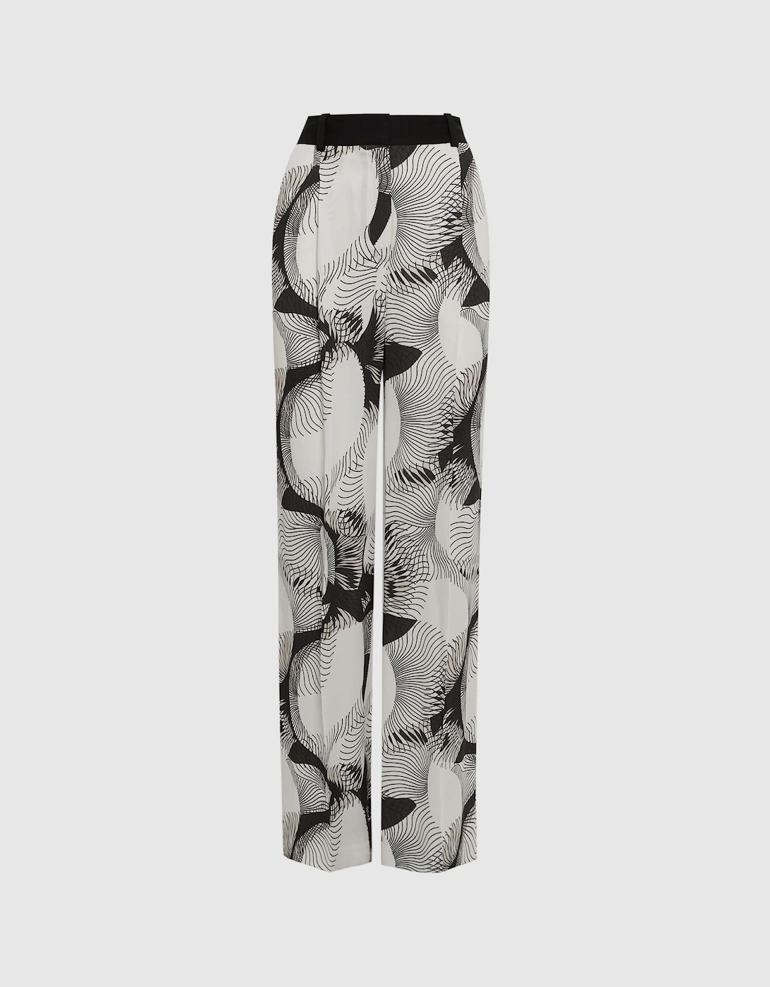 Wide Leg Abstract Print Co-Ord Trousers, 2 of 1