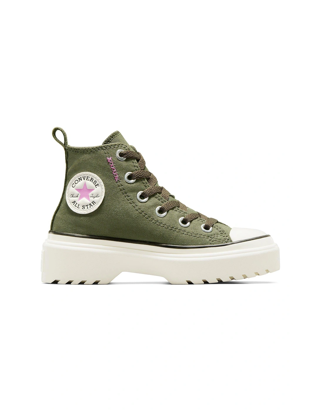 Chuck Taylor All Star Lugged Lift Trainers - Khaki, 3 of 2