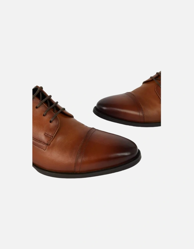 Mens Woods Contrast Leather Derby Shoes