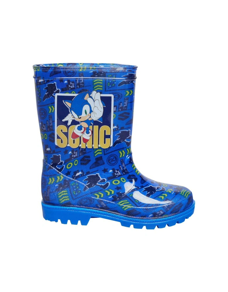 All Over Print Wellies - Blue