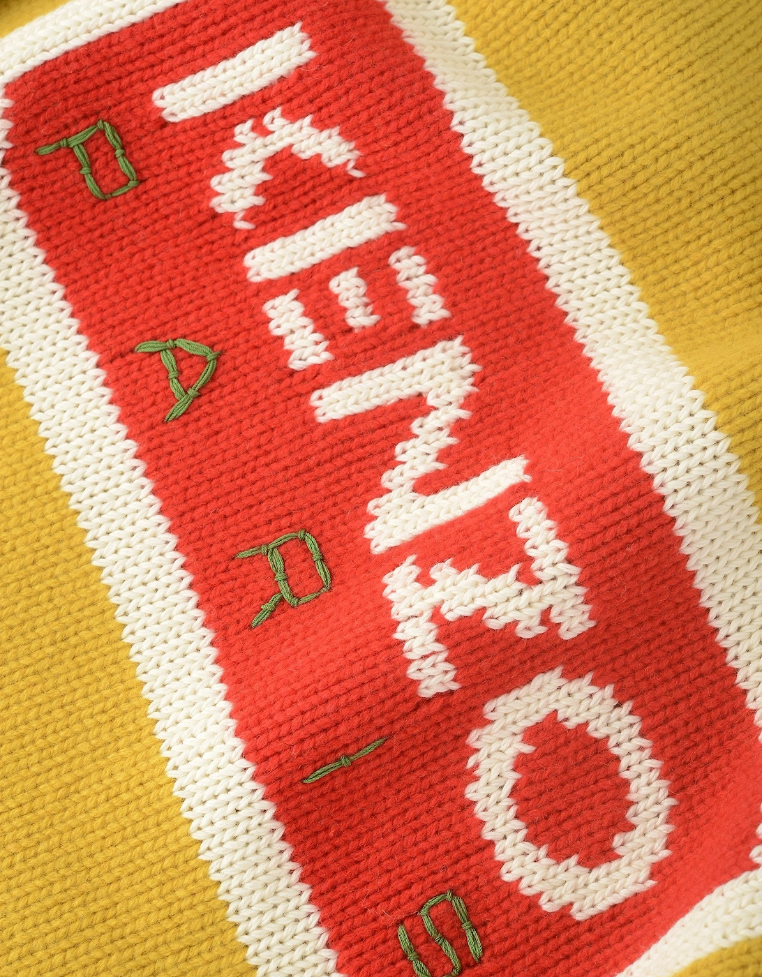 Tricolor Paris Sweater Yellow