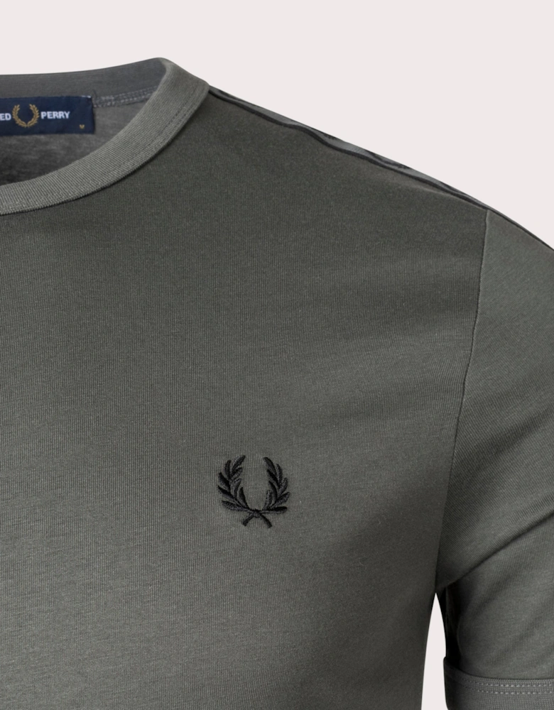 Contrast Tape Ringer T-Shirt