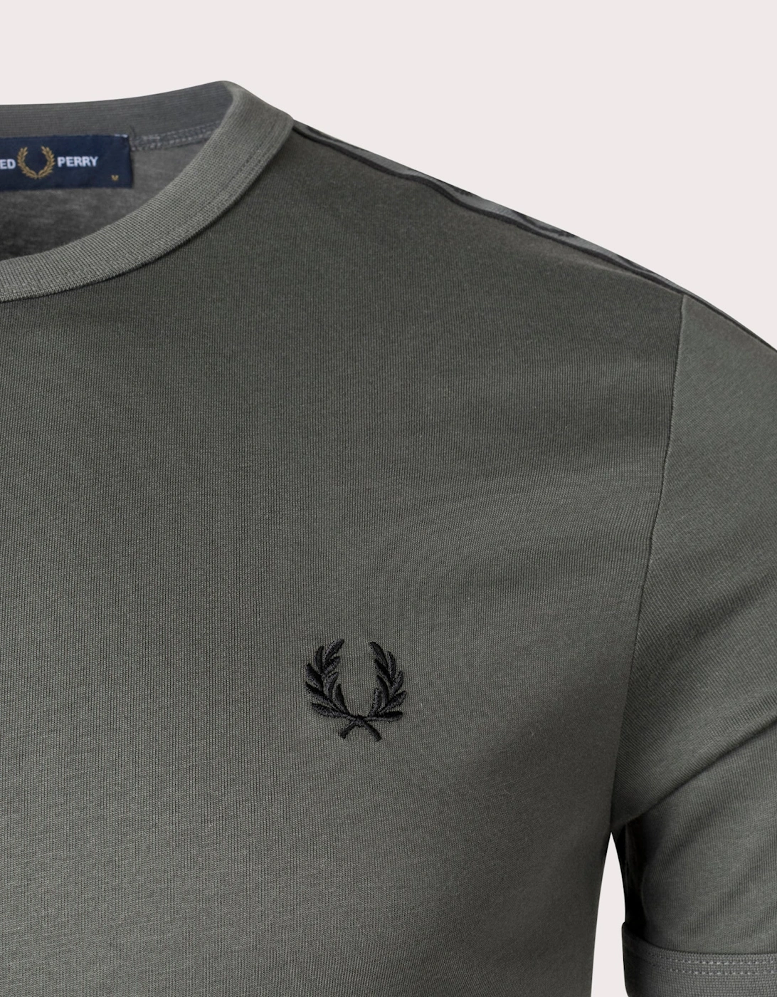 Contrast Tape Ringer T-Shirt