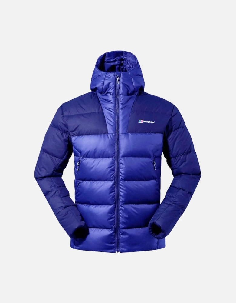 Men's Blue Quilted Ronnas Reflect Jacket