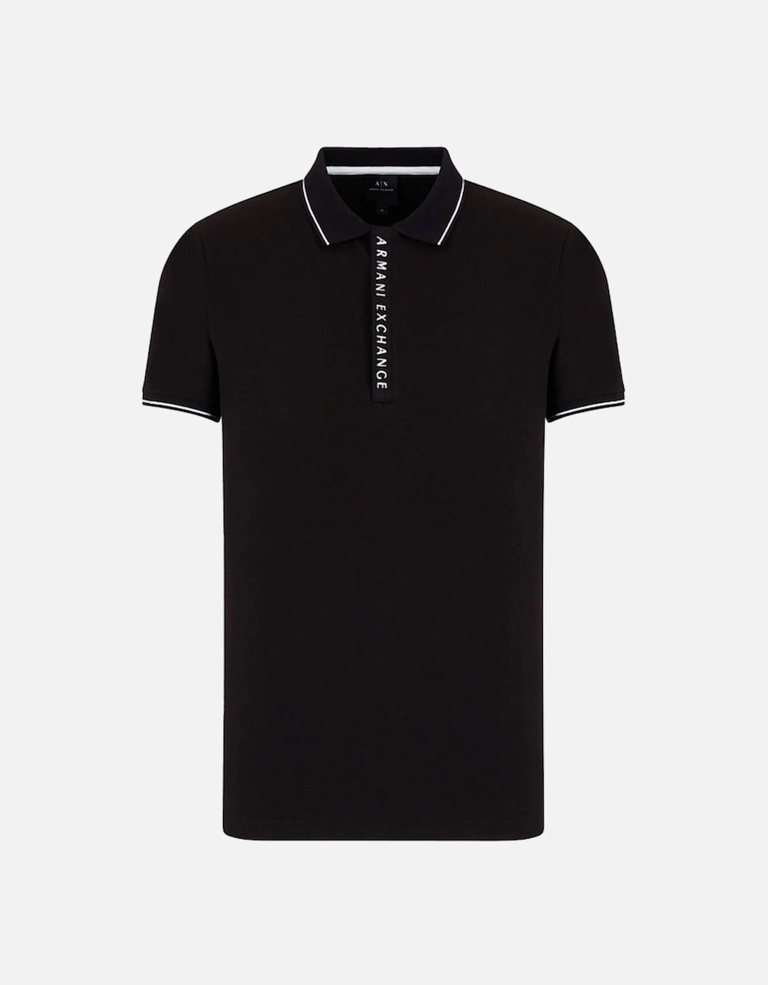 Man Jersey Polo Shirt Black, 5 of 4