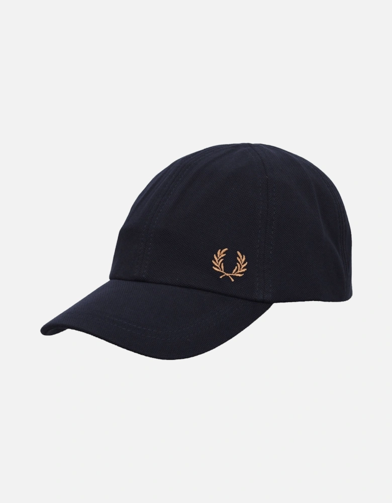 Pique Classic Cap Navy/Dark Caramel