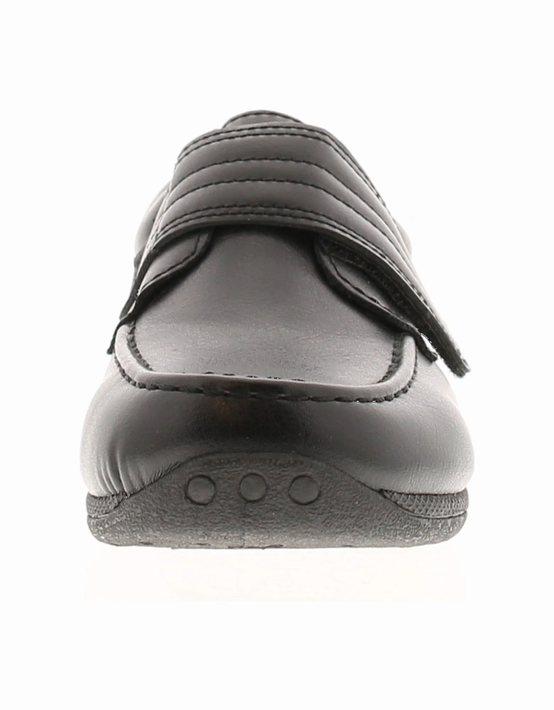 Boys Black School Shoes  Trainers kanye jnr black UK Size