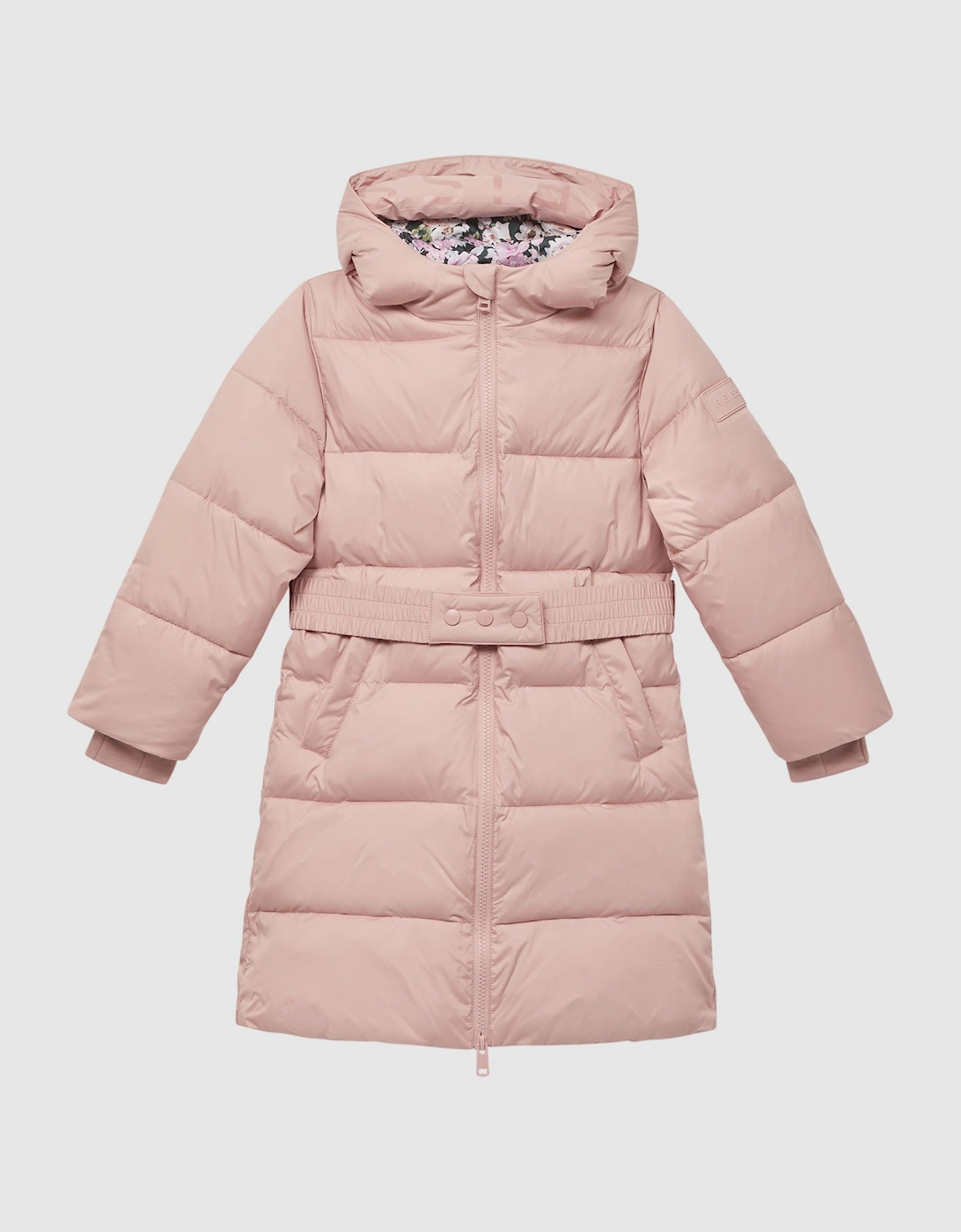 Water Resistant Quilted Hooded Coat, 2 of 1