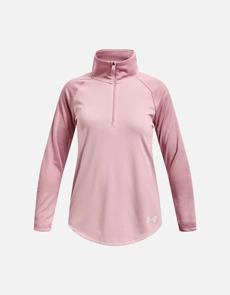 Girls UA Tech Graphic Half Zip Top