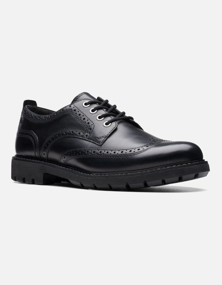 Mens Batcombe Far in Black Leather