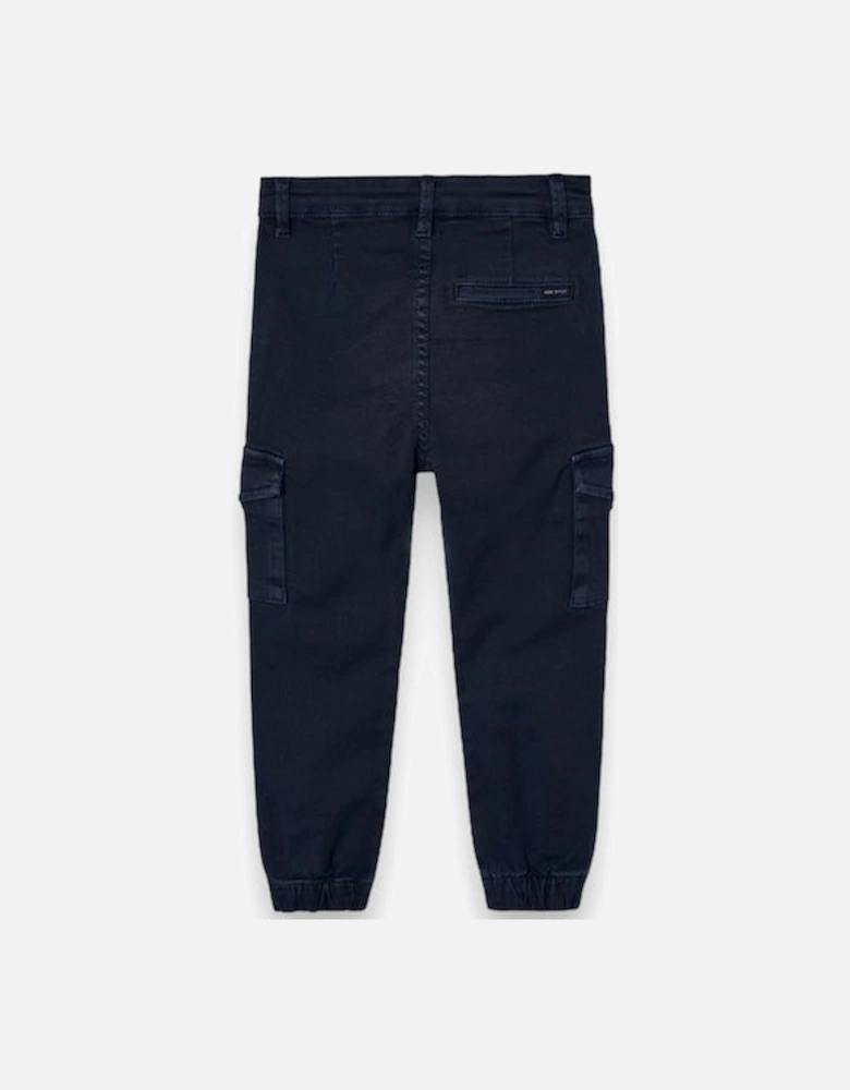 Navy Cargo Trousers