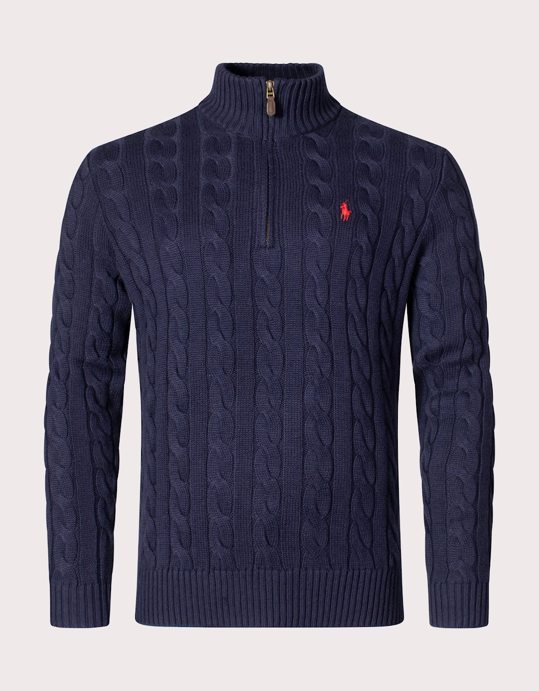 Cable Knit Quarter Zip Jumper, 5 of 4