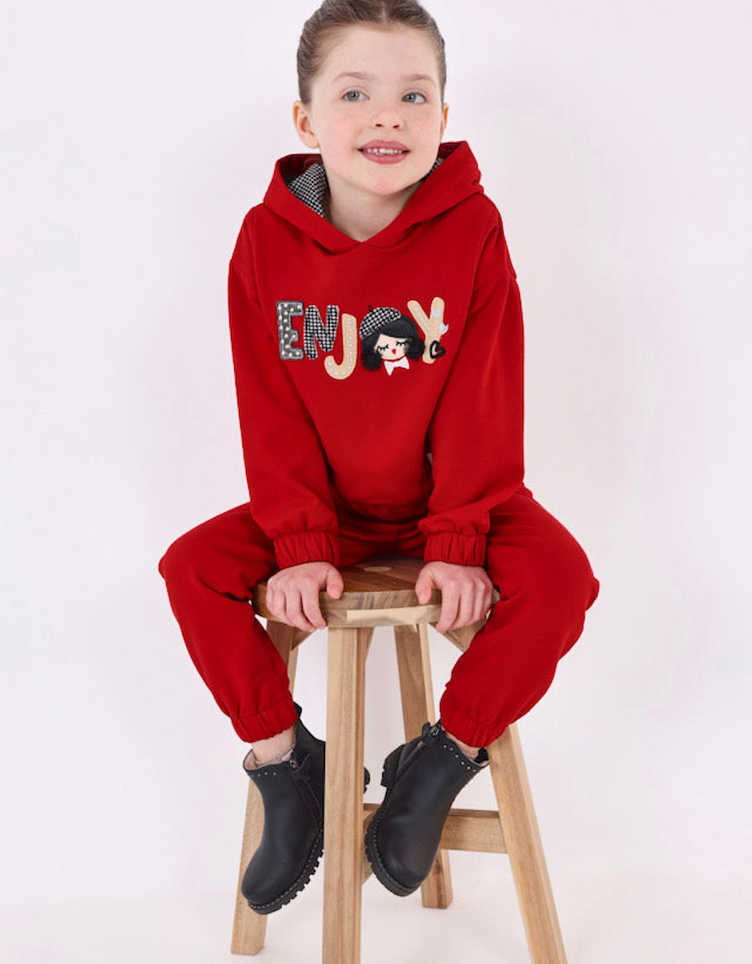 Red Hooded Tracksuit