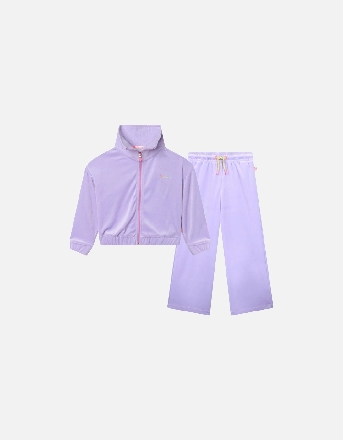 Lilac Velour Tracksuit Set, 4 of 3