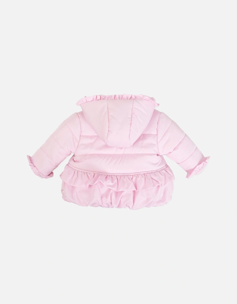 Pink Parka Coat
