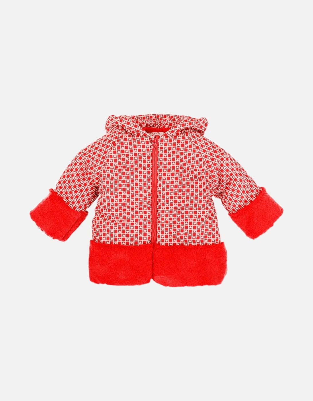 Red Hearts Parka Coat, 4 of 3