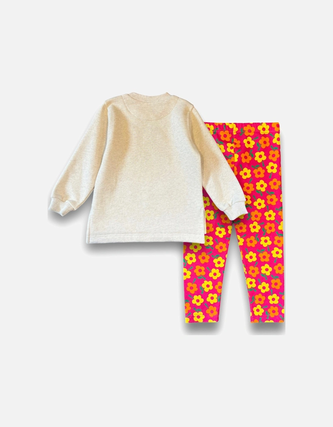 Orange Flowers Legging Set