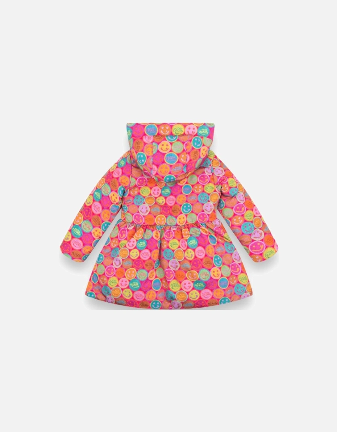 Multi Smiley Padded Coat