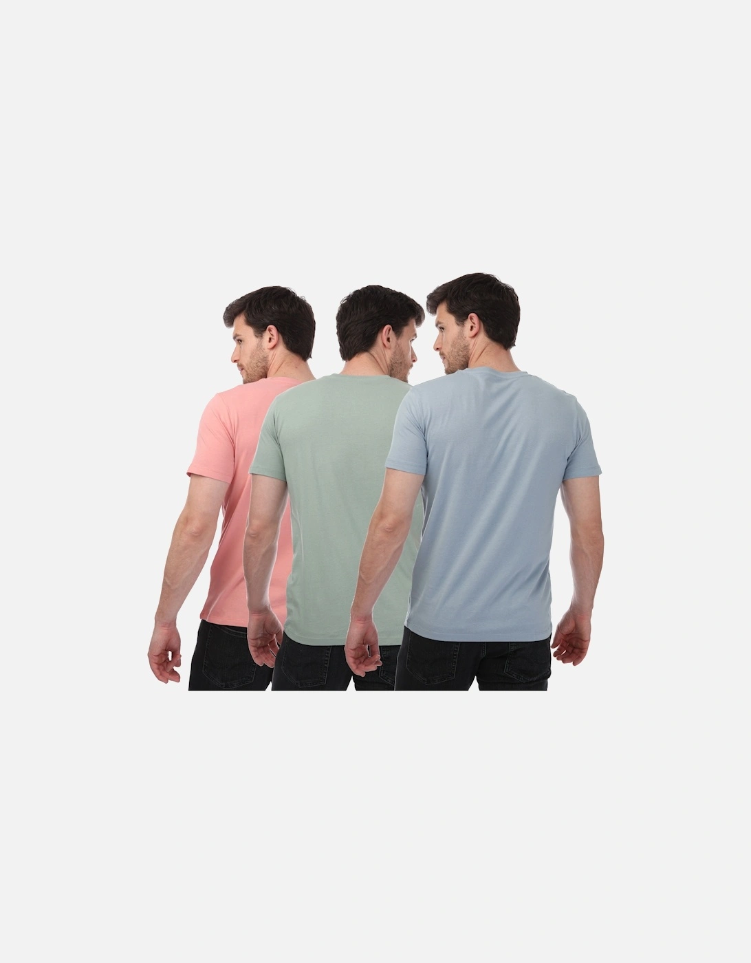 Mens Jack 3 Pack Crew T-Shirts