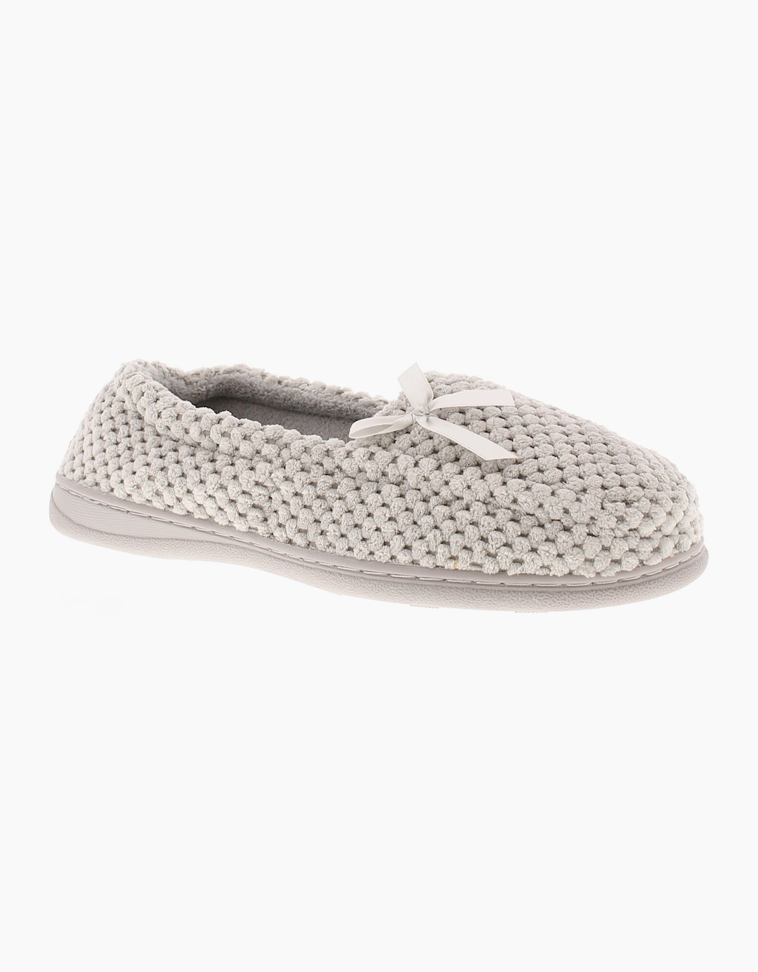 Women's Strollers Womens Fluffy Slippers malia Slip On grey UK Size - Size: 7