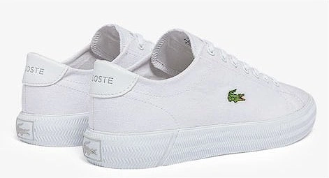 Men's White Gripshot Textile Trainers