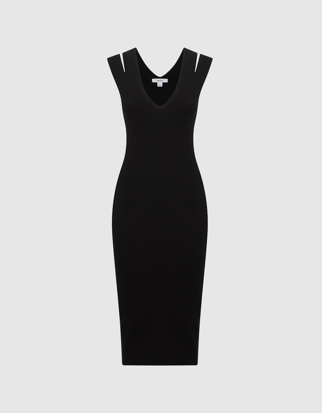 Knitted Double Strap Midi Dress, 2 of 1