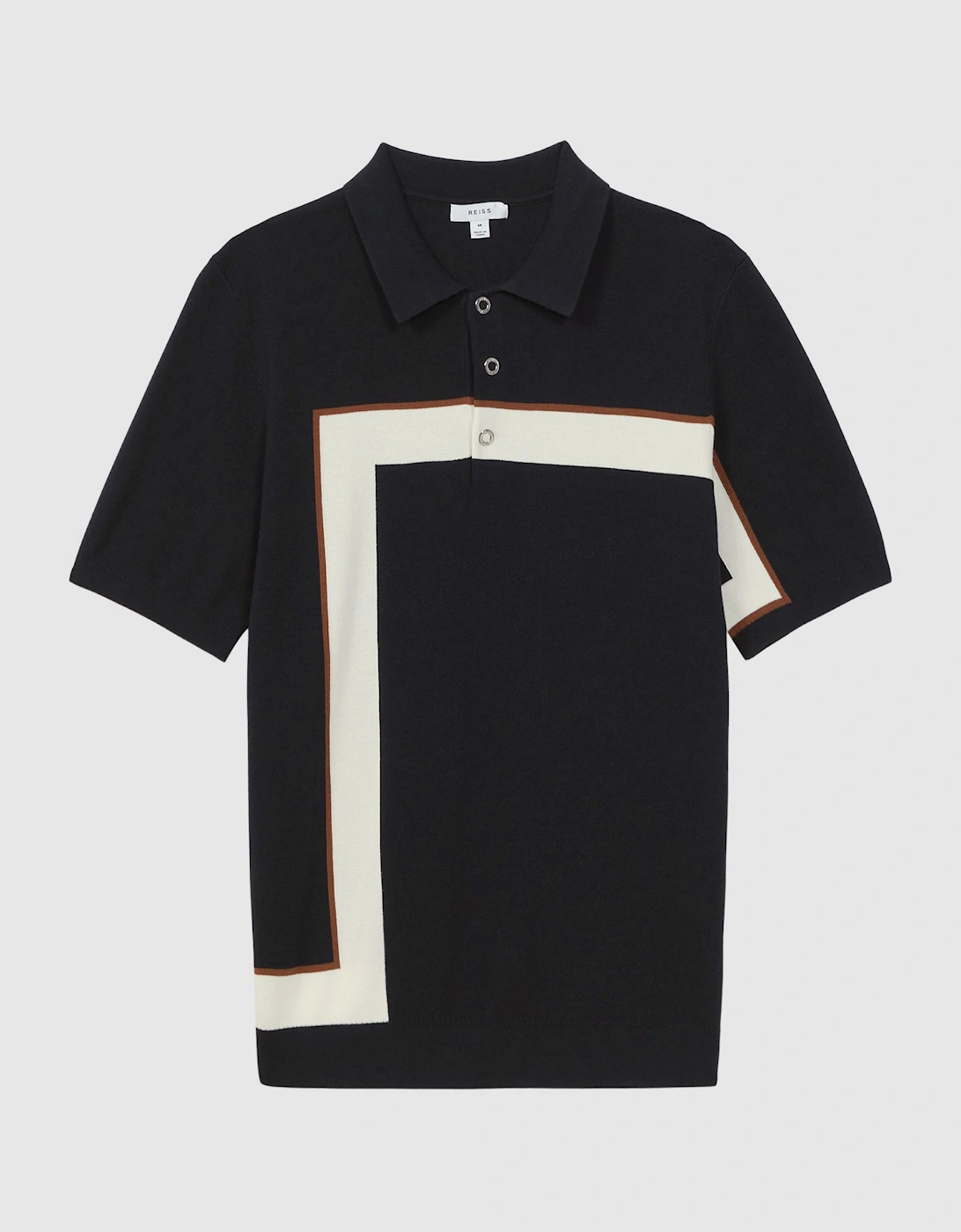 Striped Polo T-Shirt, 2 of 1