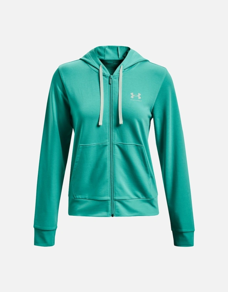 Womens UA Rival Terry Full Zip Hoody