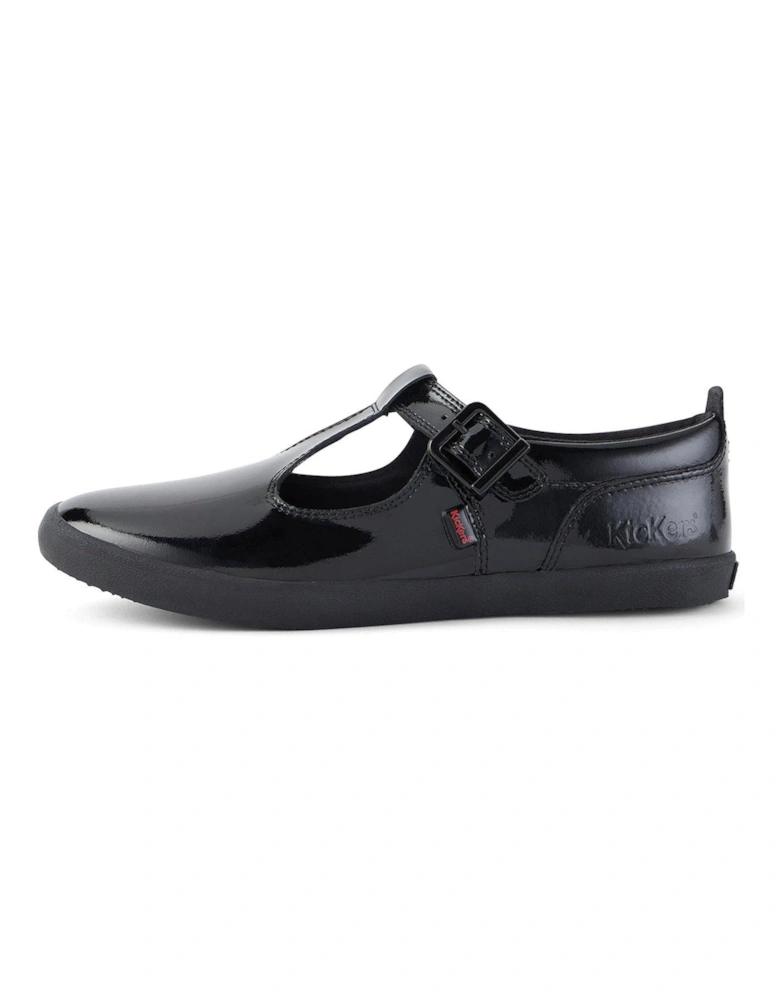 Kariko T Bar  Flat Shoes - Black