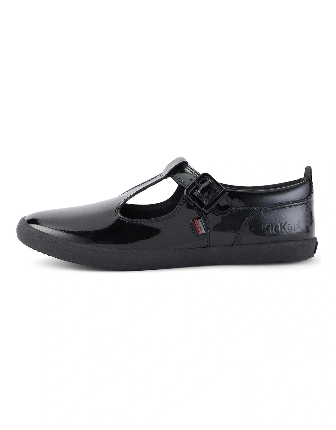 Kariko T Bar  Flat Shoes - Black, 8 of 7