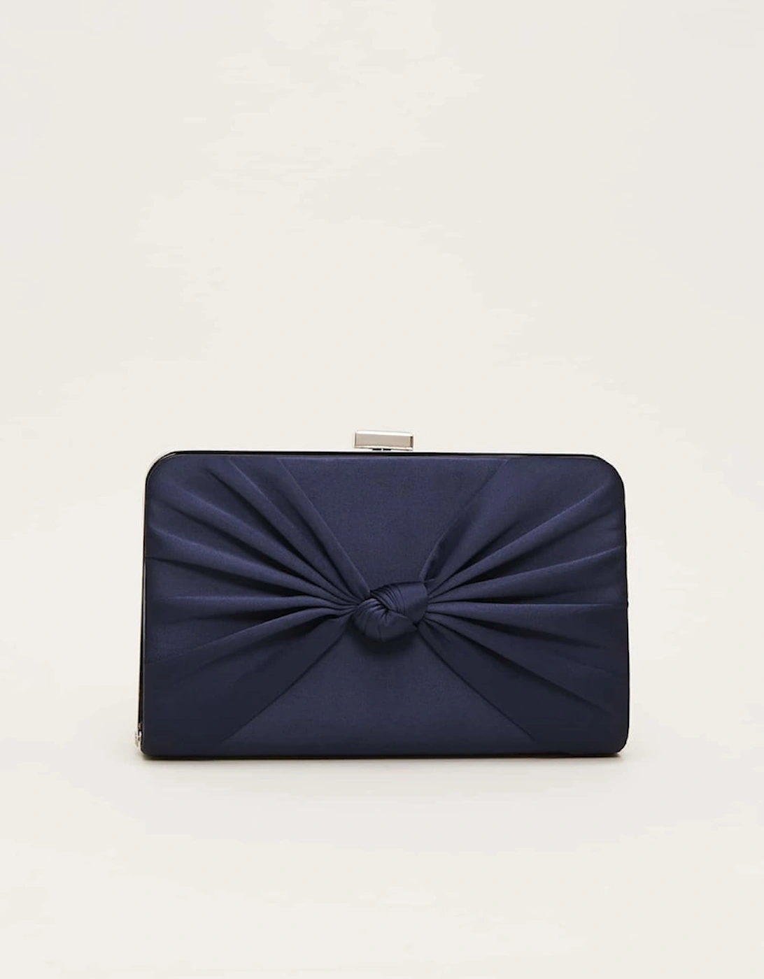 Navy Satin Clutch Box, 2 of 1