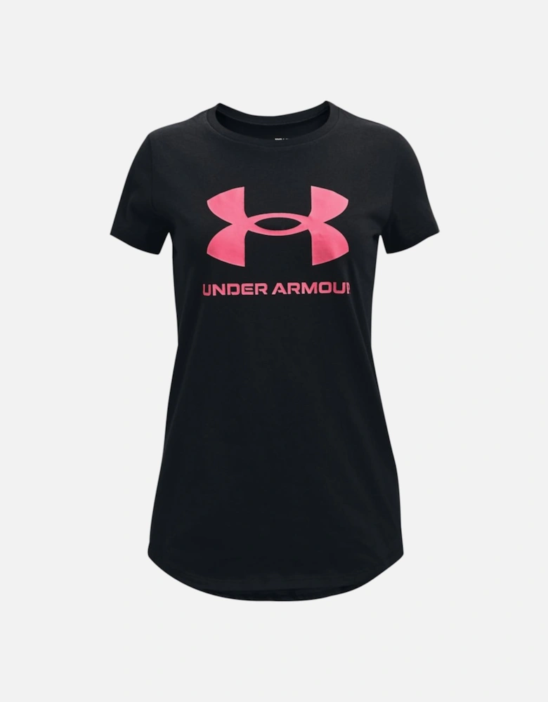 Girls UA Sportstyle Graphic T-Shirt - Junior Girls Sportstyle T-Shirt