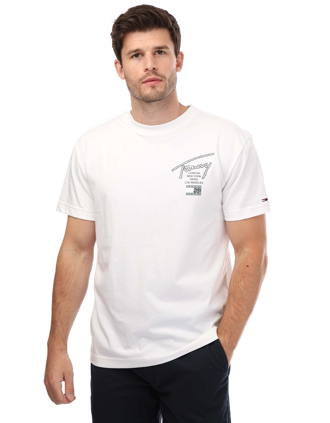 Mens Signature Logo Classic Fit T - Shirt, 5 of 4