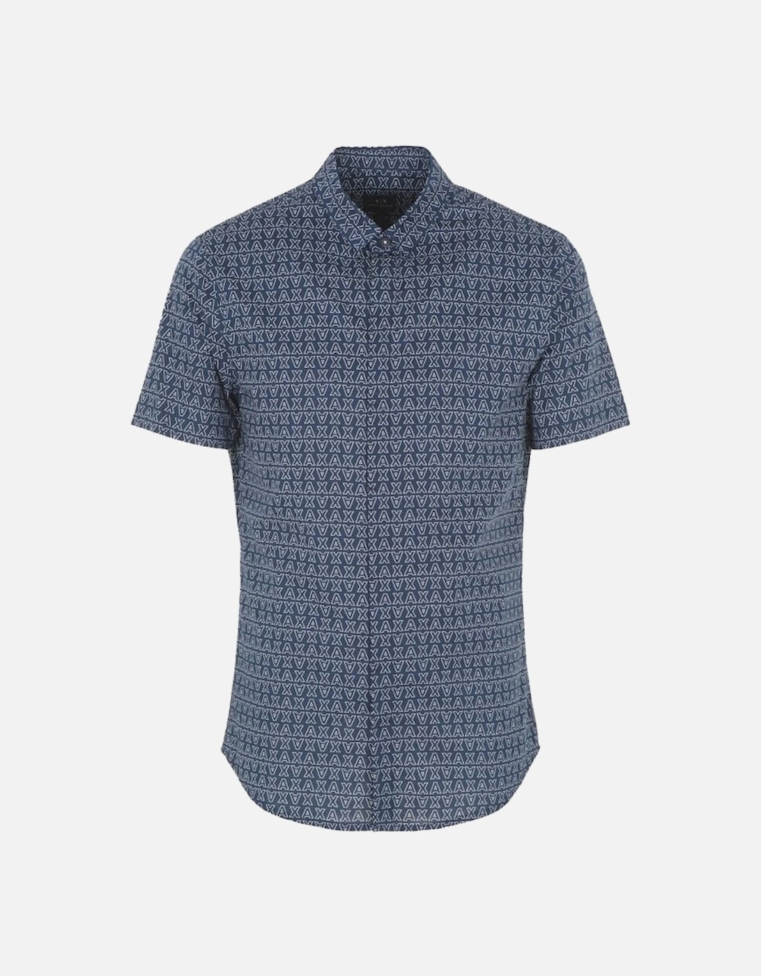 Man Woven Shirt Navy, 5 of 4