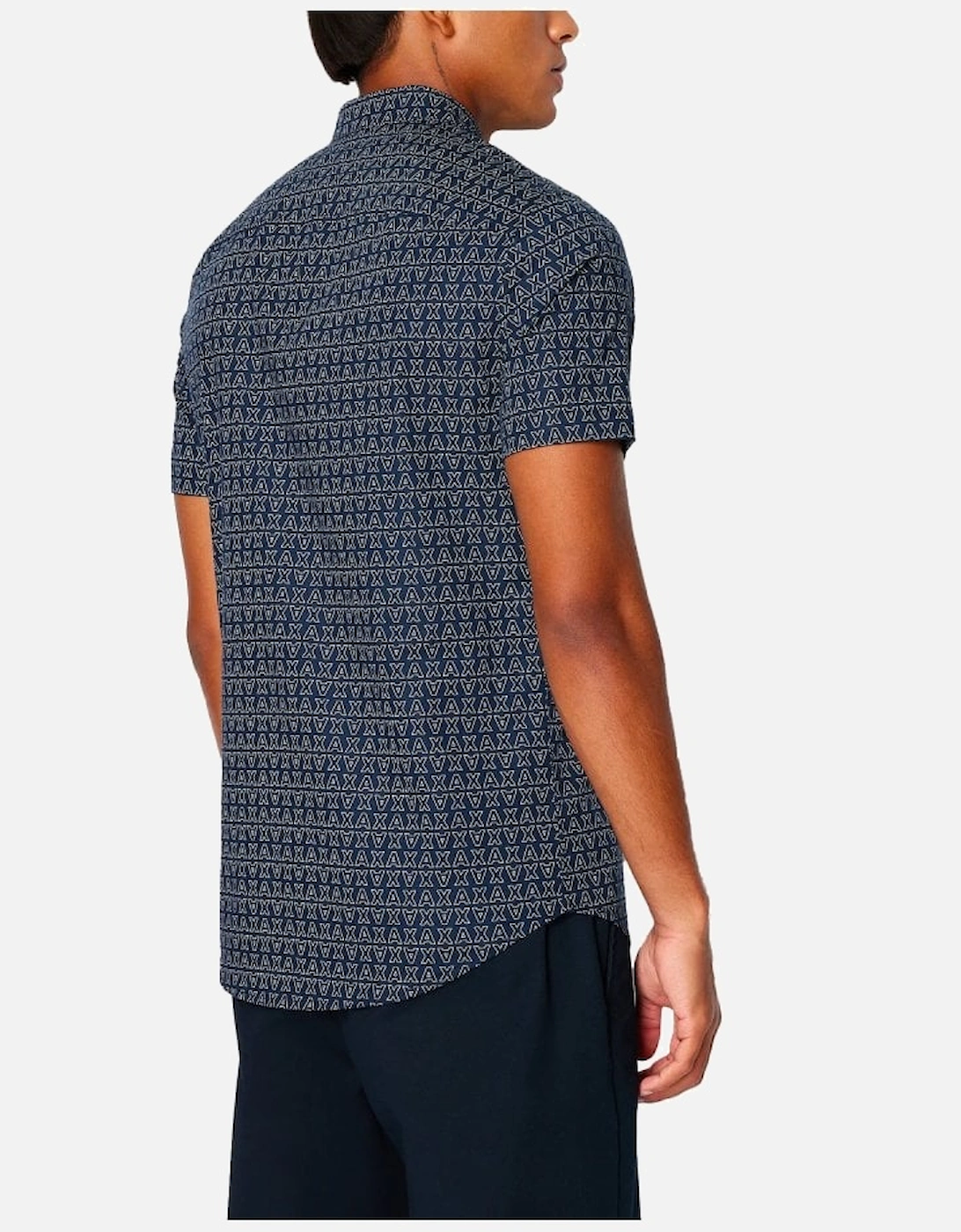 Man Woven Shirt Navy