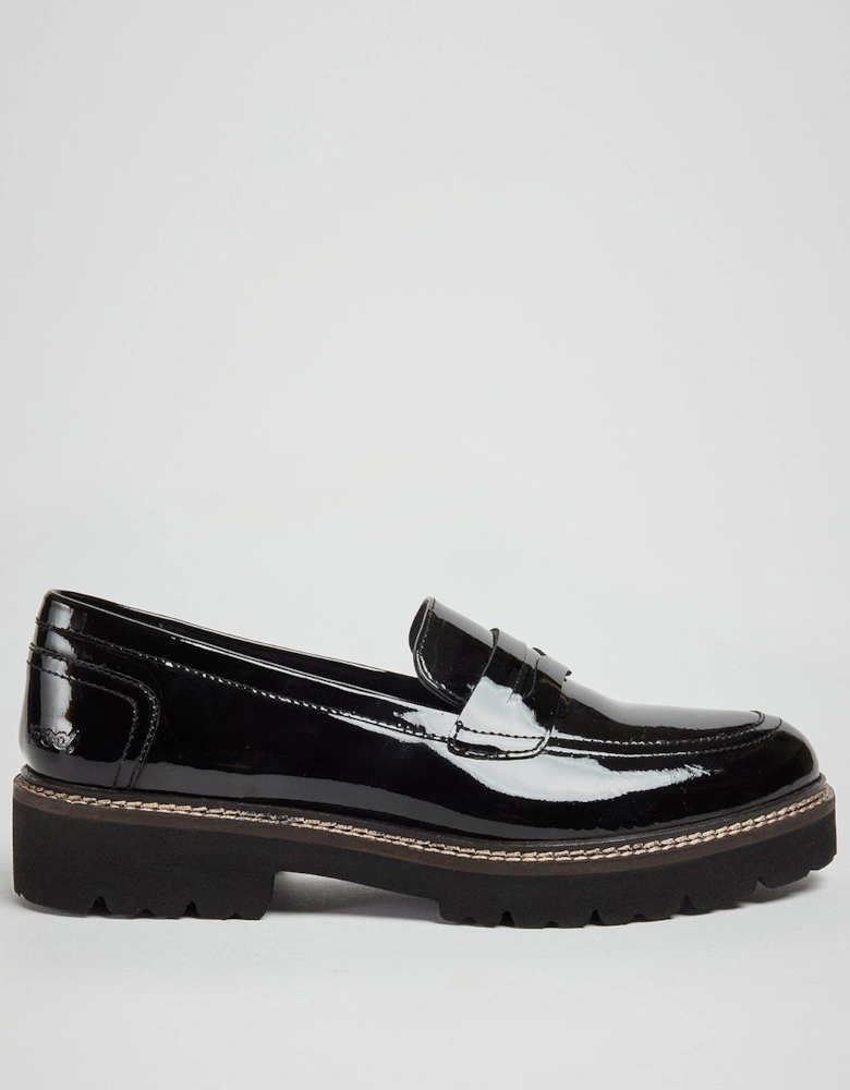 Kenny Patent Leather Loafers - Black
