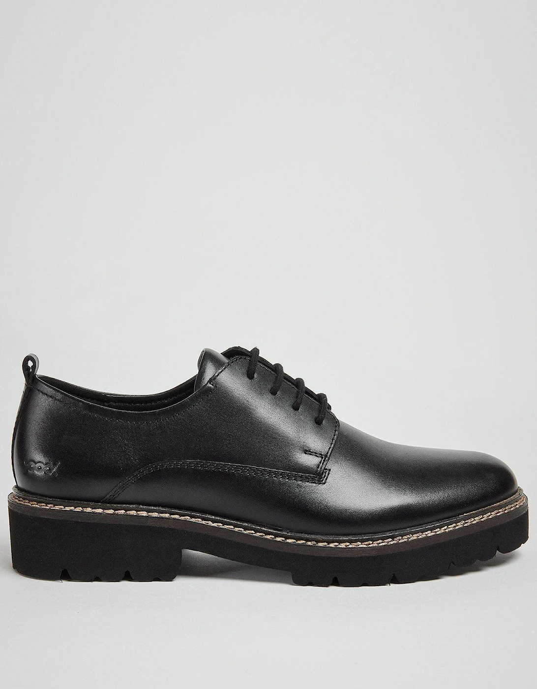 Kris Lace Up Leather Shoes - Black, 2 of 1