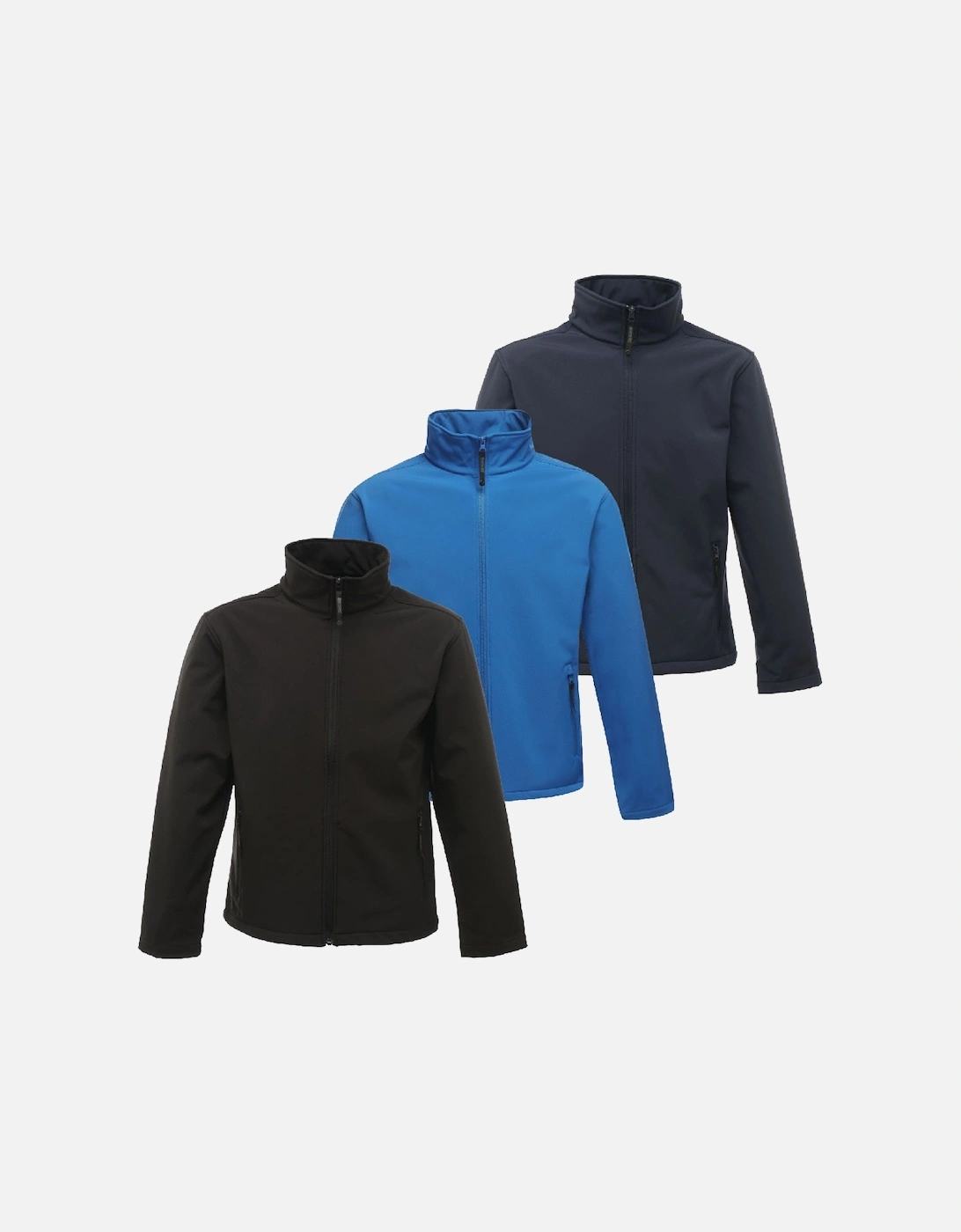 Mens Classic 3 Layer Waterproof Breathable Softshell Jacket
