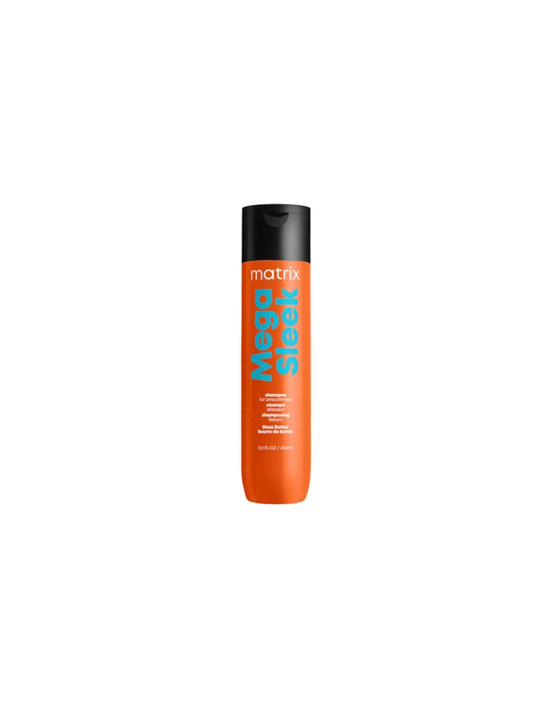 Total Results Mega Sleek Shea Butter Smoothing Shampoo for Frizzy Hair 300ml