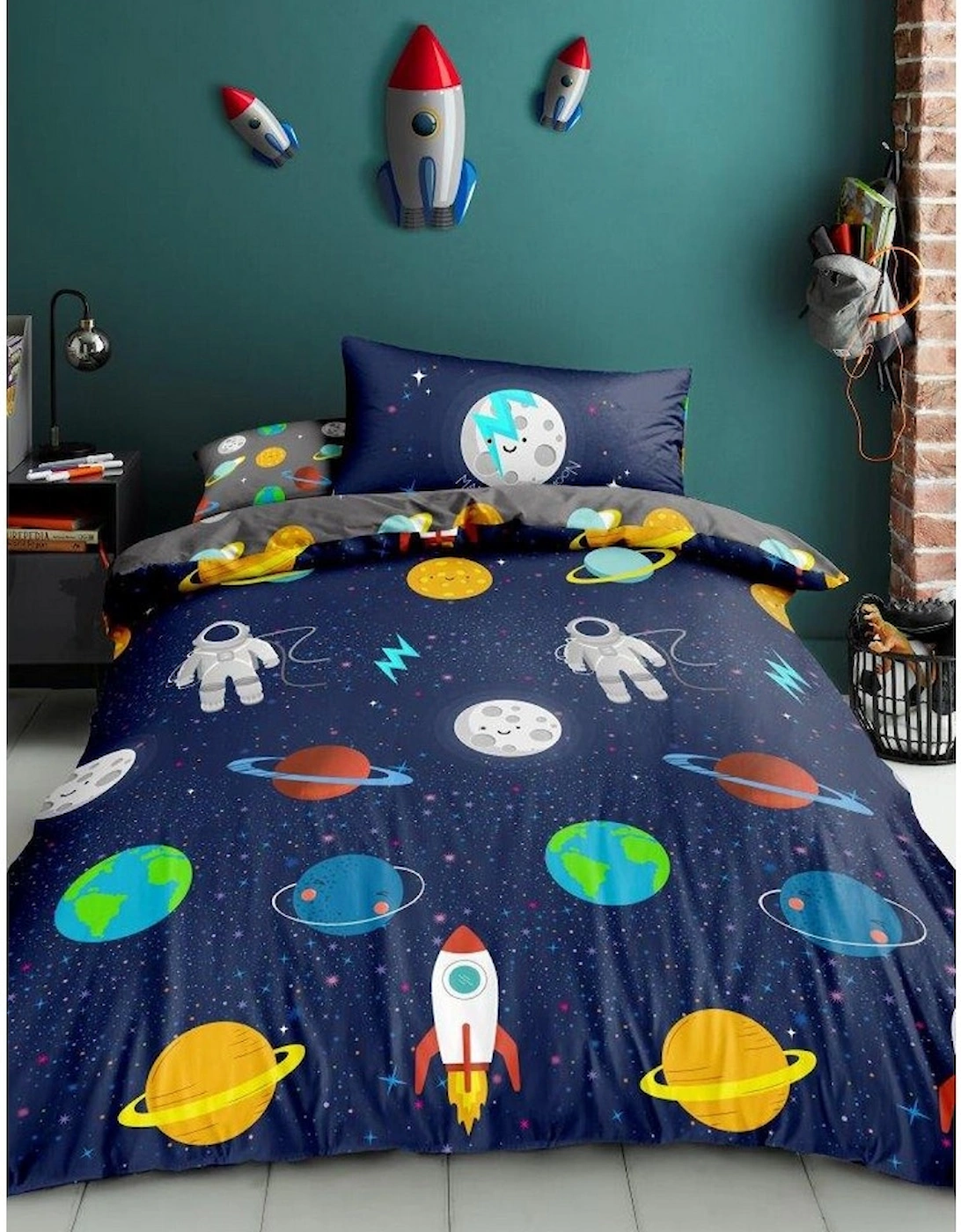 Space Duvet Cover Set, 3 of 2