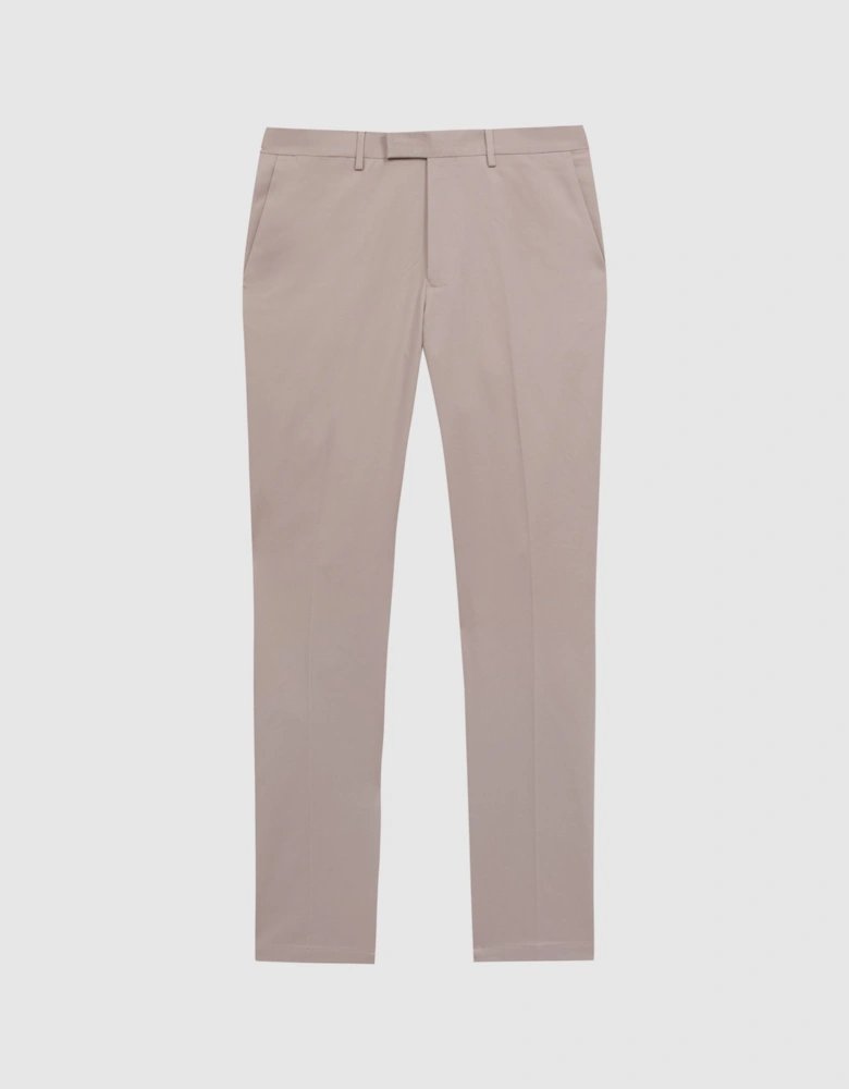 Slim Fit Cotton Blend Chinos