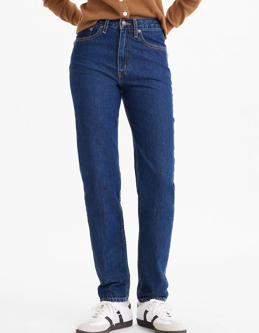 80's Mom Dark Jeans - Running Errands - Blue, 6 of 5