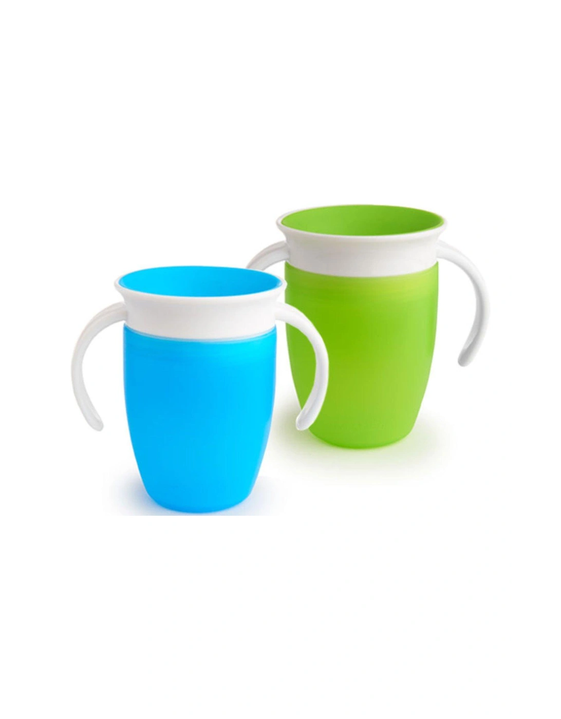 Miracle 360 Trainer Cup, 7oz/207ml - 2 Pack (Blue/Green), 2 of 1