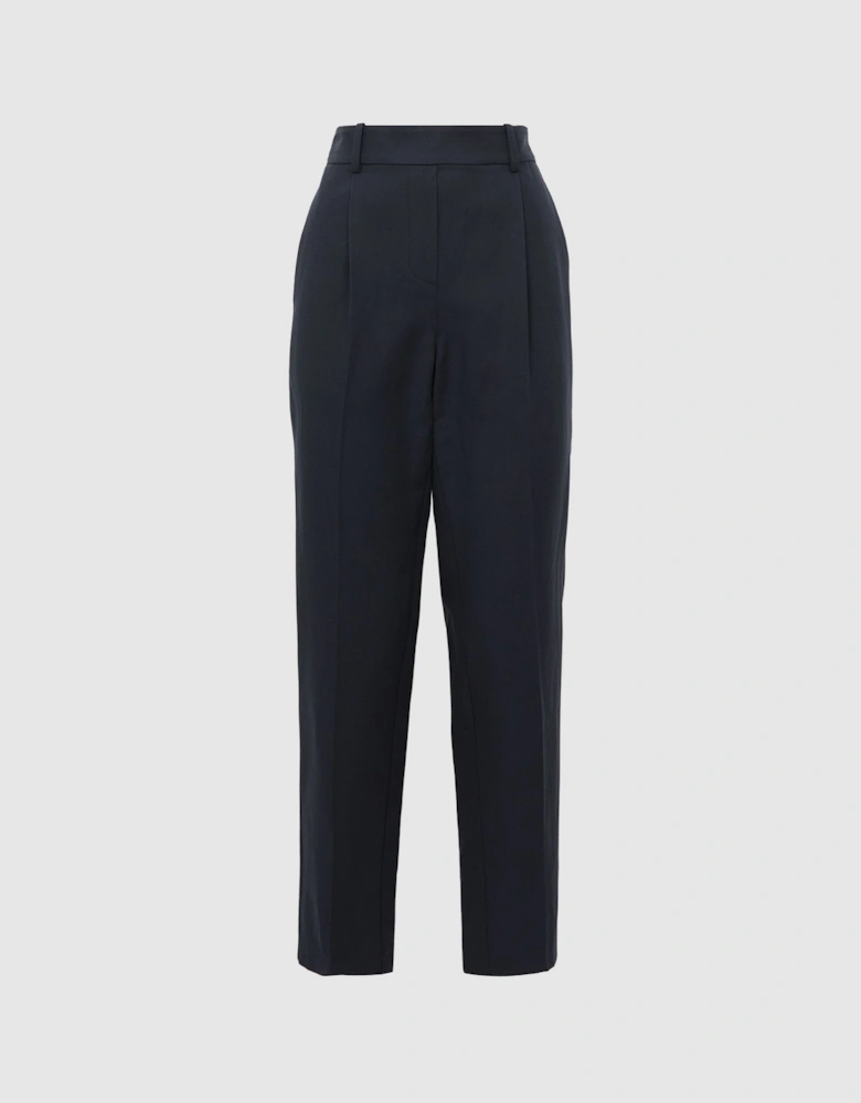 Tapered Linen Trousers