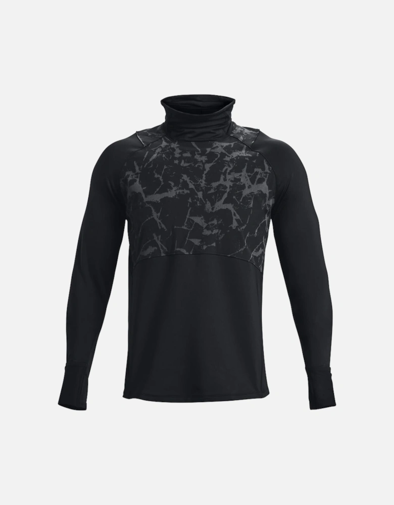 Mens UA OutRun The Cold Funnel Neck Top