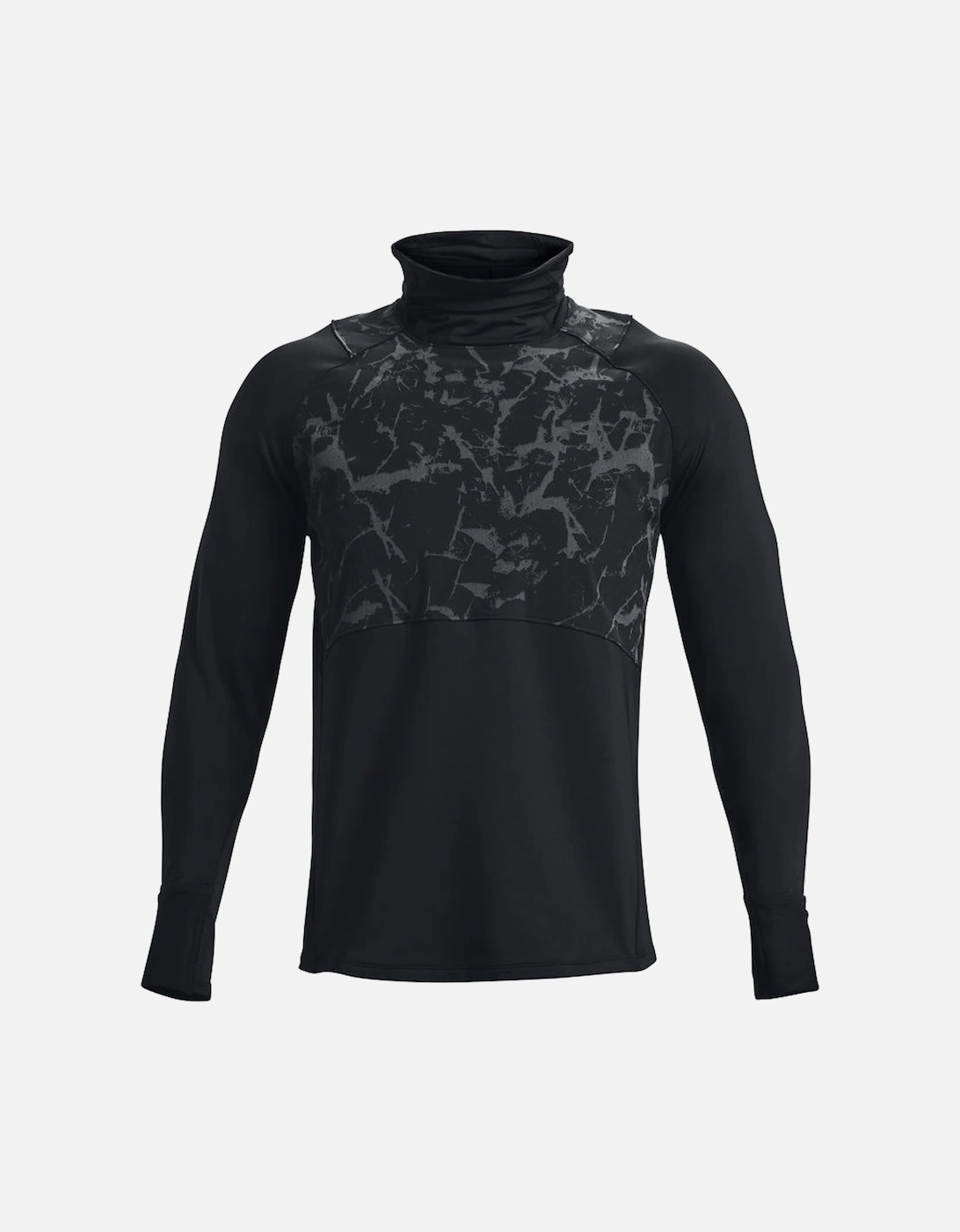Mens UA OutRun The Cold Funnel Neck Top, 3 of 2