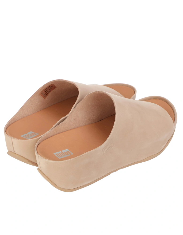 Womens Shuv Nubuck Slide Sandals