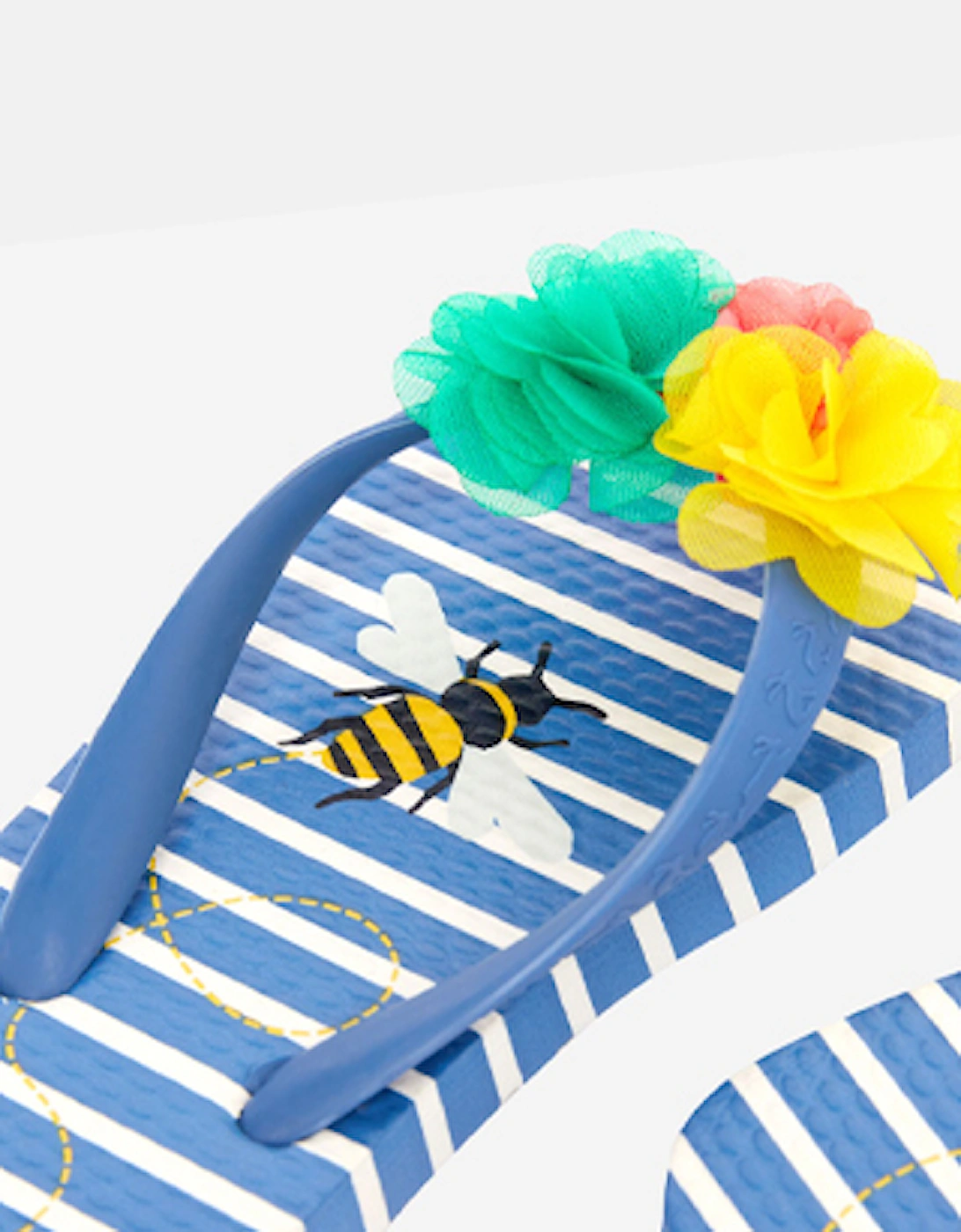 Junior Flip Flops Blue Bee