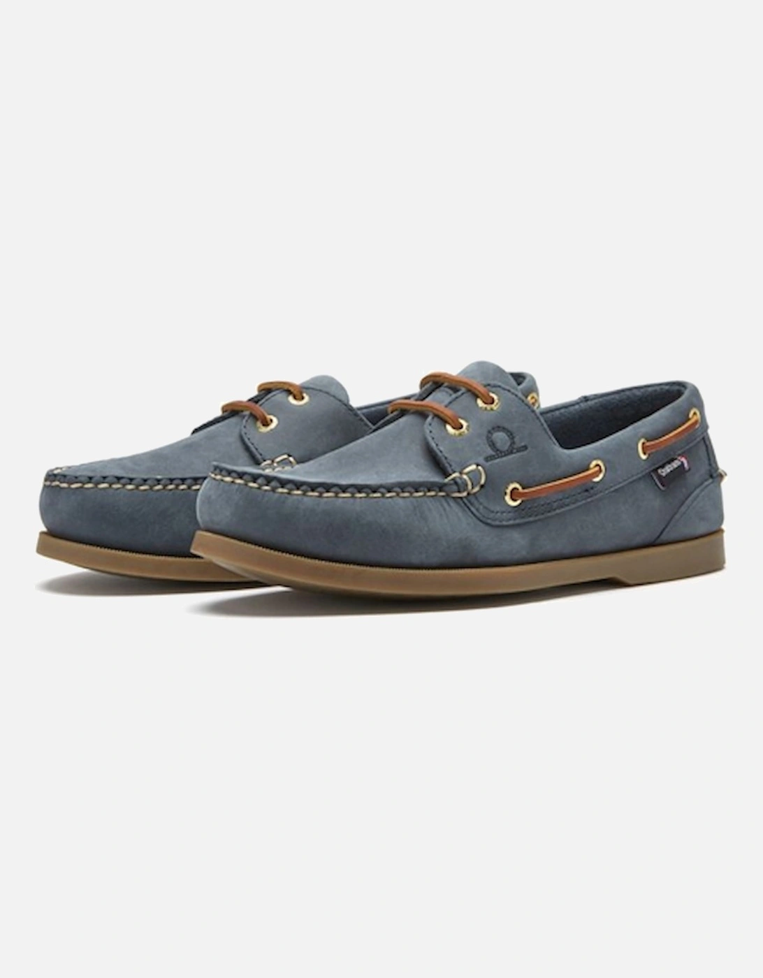 Men's Deck II G2 Premium Leather Boat Shoe Blue